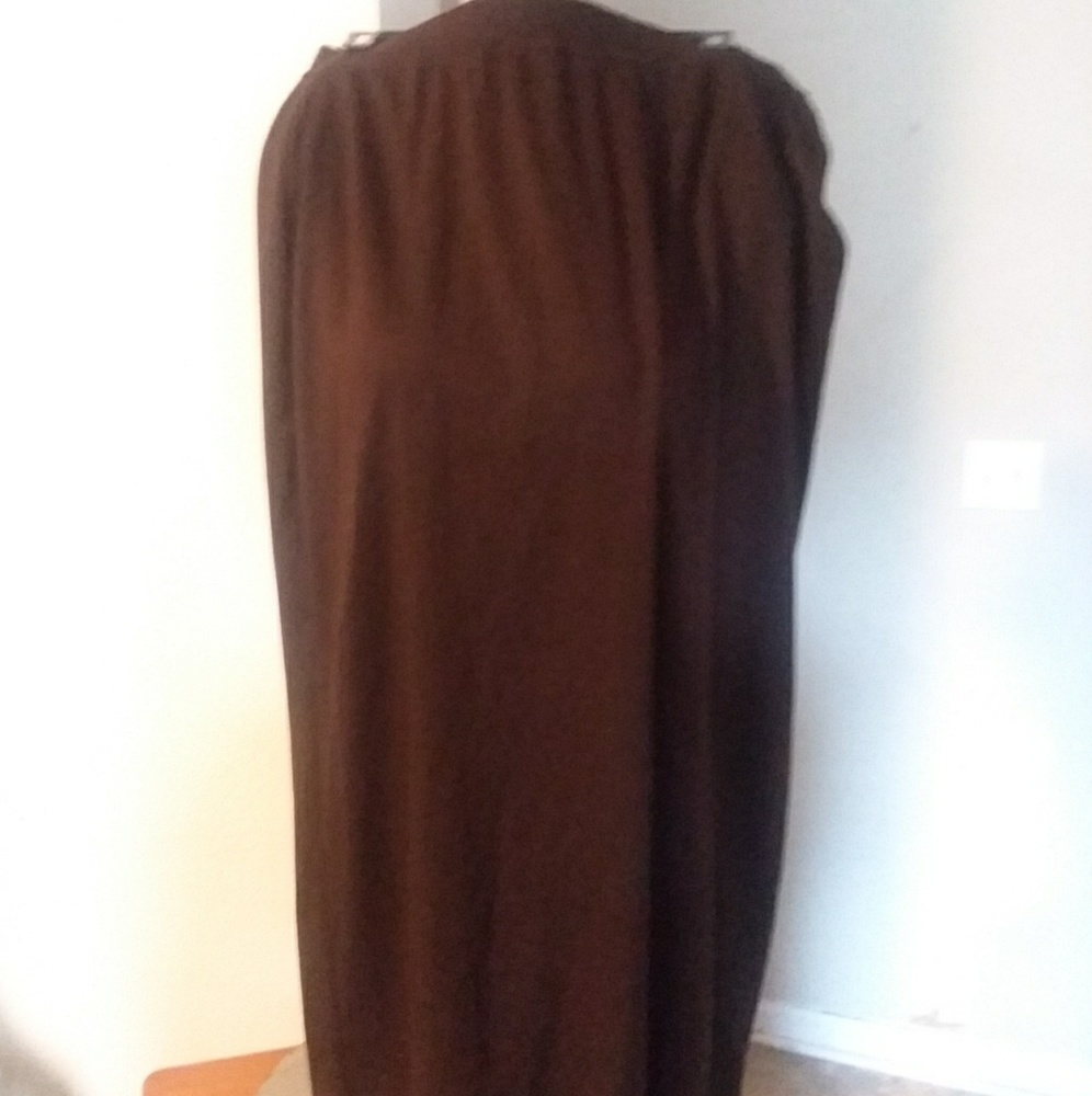 New Brown long skirt by Avenue size 14/16